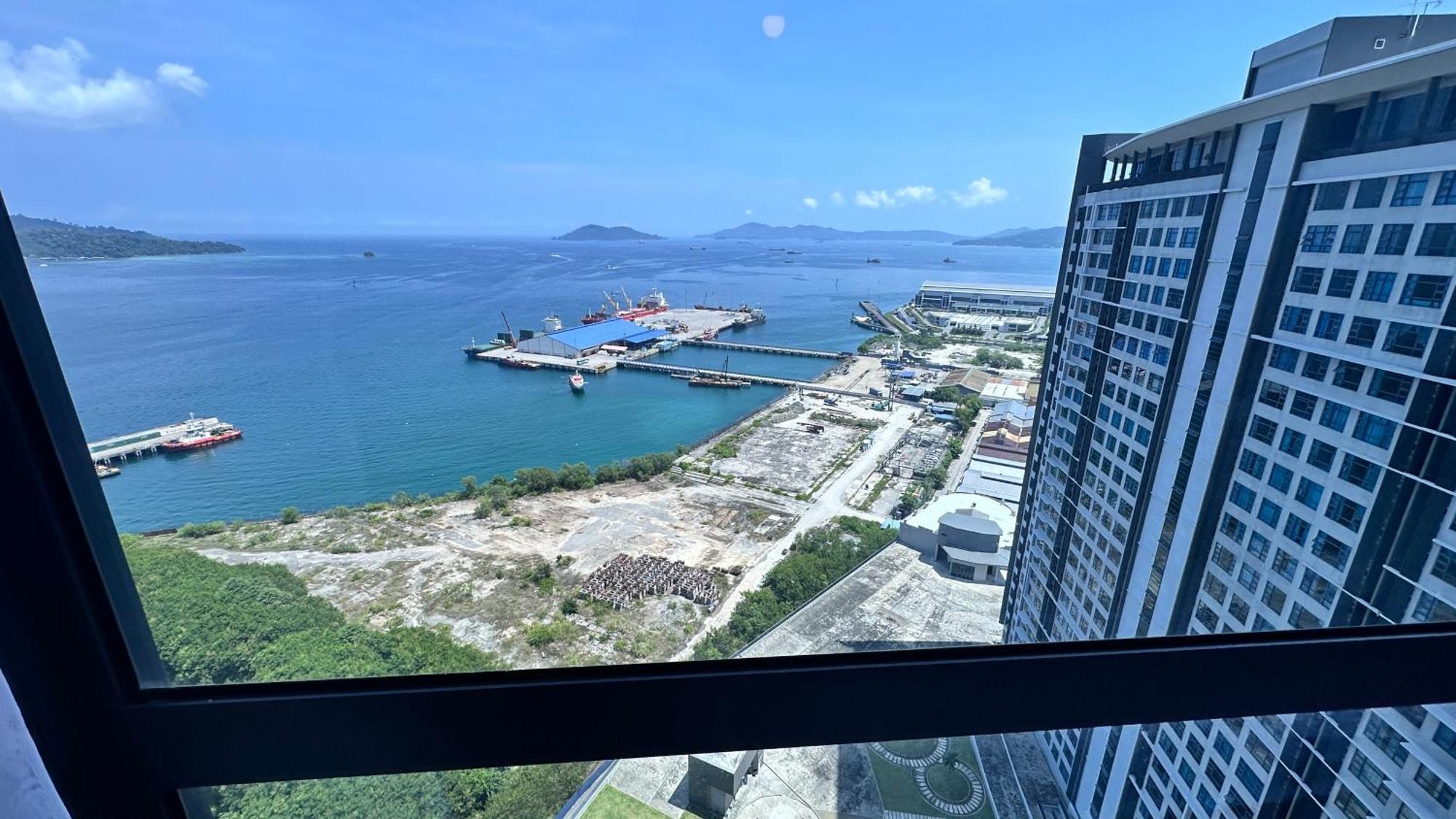 Jq1 Sea & Pool Or City View Wifi I Washing Machine For Some Units I Cuckoo Water Jesselton Quay By R2 Kota Kinabalu Zewnętrze zdjęcie