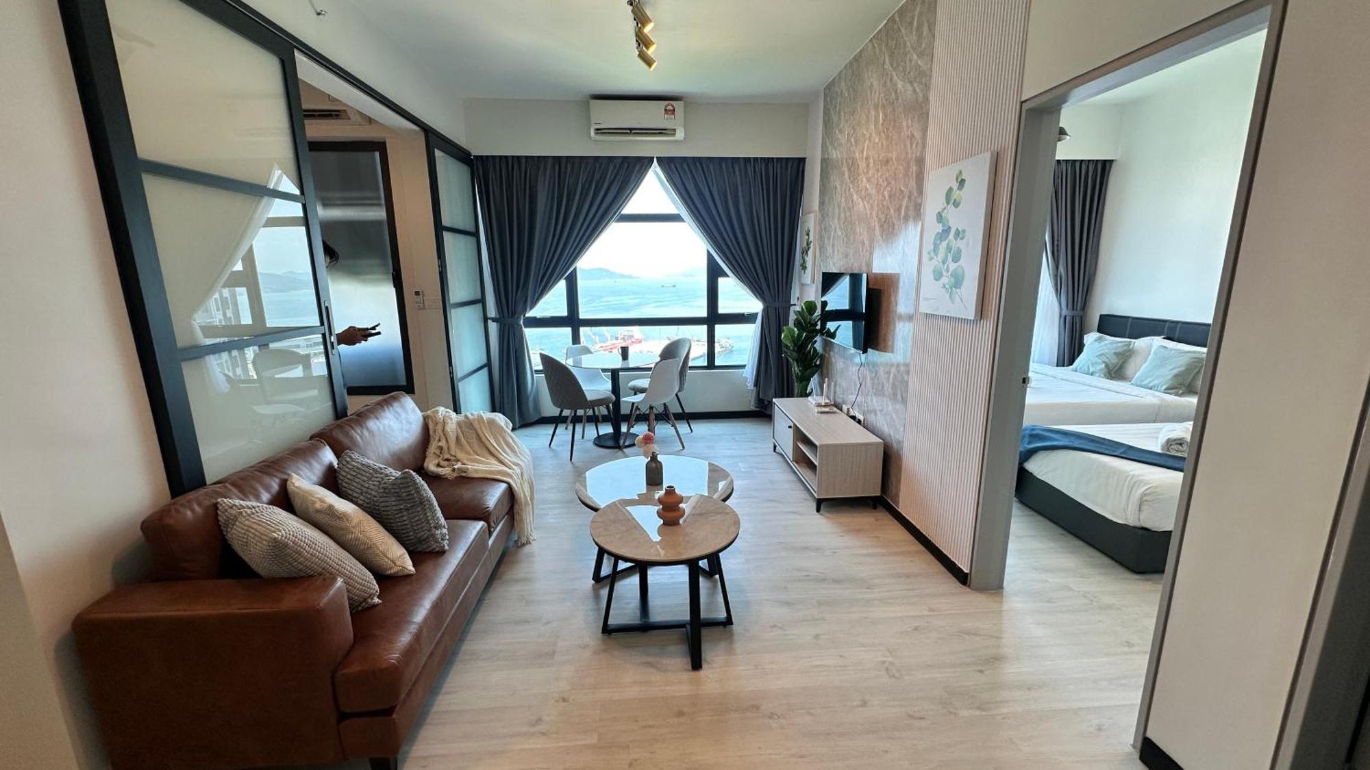 Jq1 Sea & Pool Or City View Wifi I Washing Machine For Some Units I Cuckoo Water Jesselton Quay By R2 Kota Kinabalu Zewnętrze zdjęcie