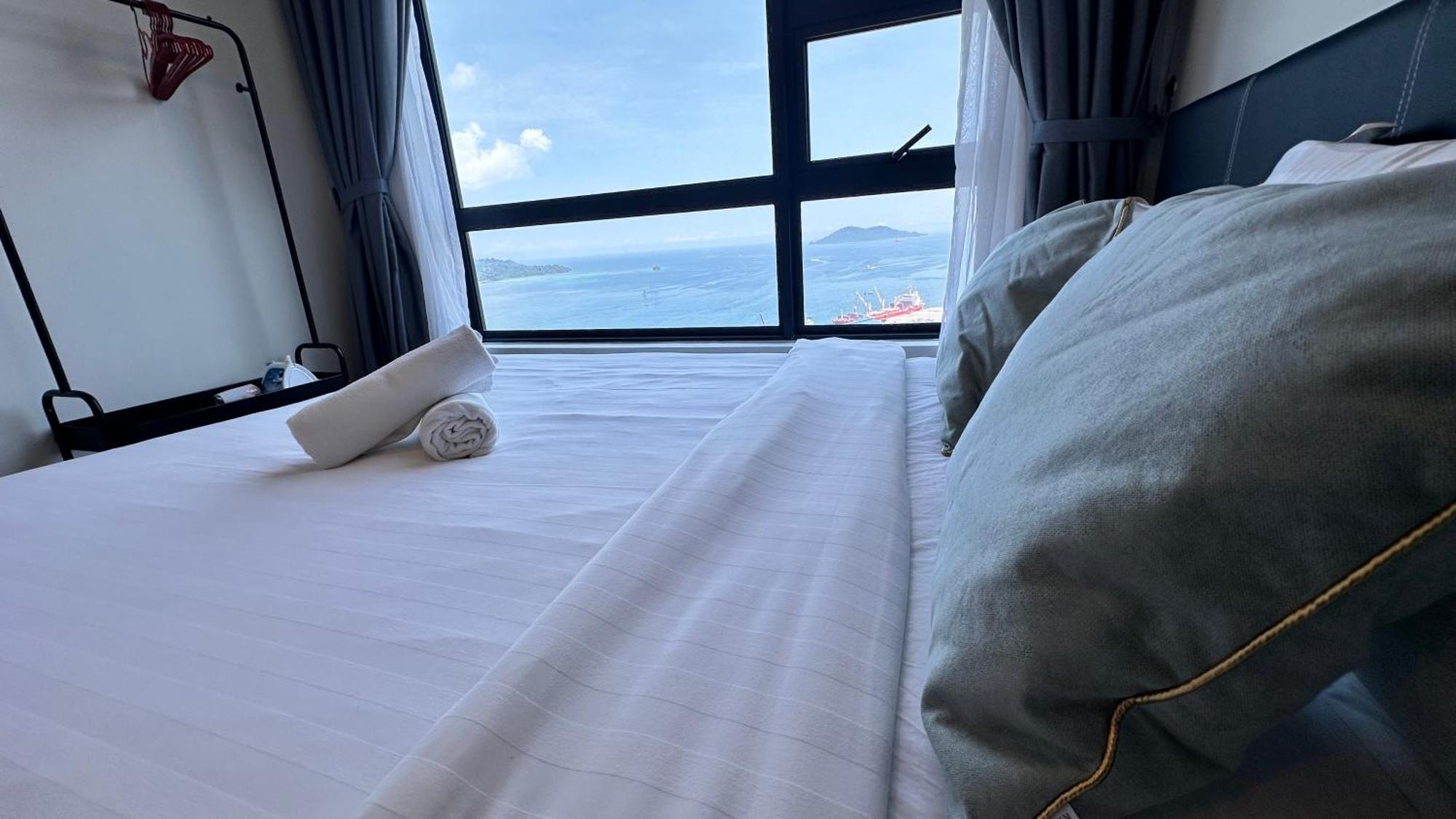 Jq1 Sea & Pool Or City View Wifi I Washing Machine For Some Units I Cuckoo Water Jesselton Quay By R2 Kota Kinabalu Zewnętrze zdjęcie